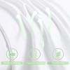 PiccoCasa Zipper Closure Breathable Luxury Viscose From Bamboo Pillowcases 2 Pcs - 3 of 4