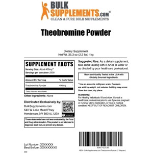 BulkSupplements Theobromine Powder - 1 of 4