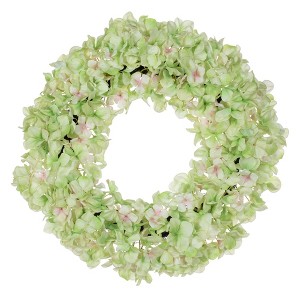 Vickerman 20" Real Touch Hydrangea Wreath - 1 of 4