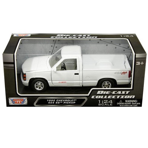 Chevrolet Truck Models >> 1992 Chevrolet 1500 Ss 454 Pickup Truck White 1 24 Diecast Model By Chevrolet Truck Models >> 1992 Chevrolet 1500 Ss 454 Pickup Truck White 1 24 Diecast Model By