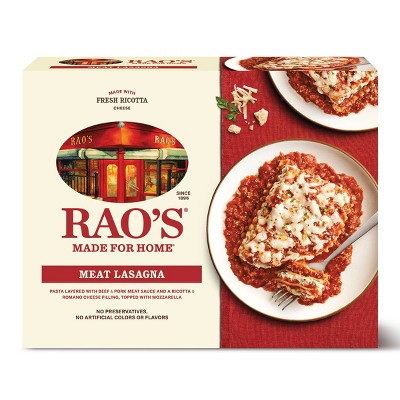 Rao's Made For Home Family Size Frozen Meat Lasagna - 27oz