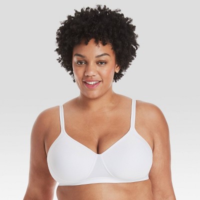 Hanes Girls Sleek And Smooth All Over Comfort Bra Set Small White