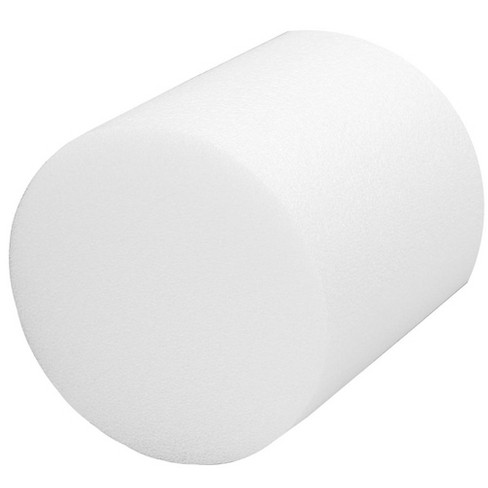 CanDo White Round PE Foam Roller
