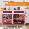 Sideboard Buffet Cabinet with Power Outlet & LED Light - 4 of 4