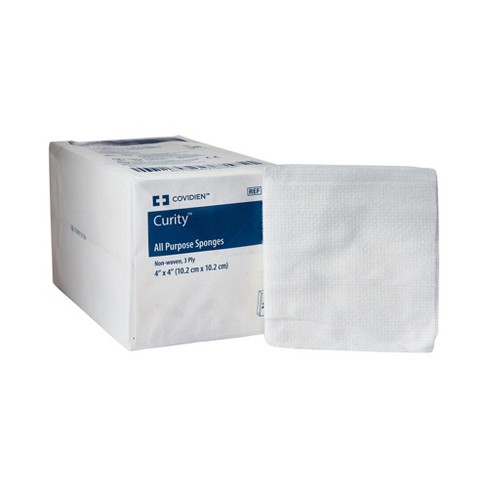 Curity All-purpose Gauze Sponge, Non-woven, 3-ply, 4 In. X 4 In., 200 