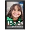 PosterPalooza | Classic Modern Grey Picture Frame - UV Acrylic, Foam Board Backing, Hanging Hardware - 2 of 4