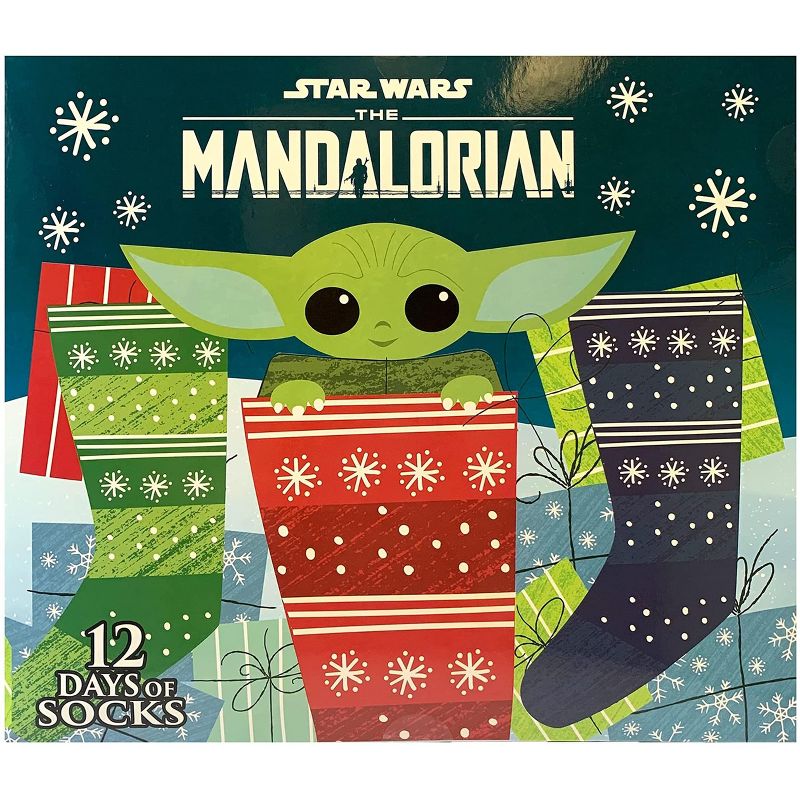 Hypnotic Socks Star Wars Mandalorian The Child Womens 12 Days of Socks in Advent Gift Box, 3 of 4
