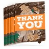Big Dot of Happiness Gone Hunting - Deer Hunting Camo Baby Shower or Birthday Party Thank You Cards (8 count) - 2 of 4