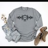 Simply Sage Market S.W.Smiley Headphones Music Garment Dyed Long Sleeve - 3 of 4