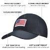 Solaris American Flag Embroidered Sun Cap, Team USA Patriotic Sports Baseball Hats for Men Women - image 2 of 4