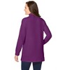 Woman Within Plus Size Petite Perfect Long-Sleeve Mockneck Tee - 3 of 4