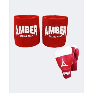 Amber Fight Gear Boxing Lace Covers – Secure Fit, Boost Stability & Style, Reduce Movement for Training & Competition Gloves. - 1 of 1