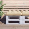 vidaXL Pallet Cushion Beige 23.6"x23.6"x4.7" Fabric - 2 of 4