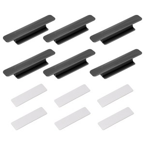 Unique Bargains Plastic Self-Adhesive Drawer Wardrobe Sliding Door Pulls - 1 of 4