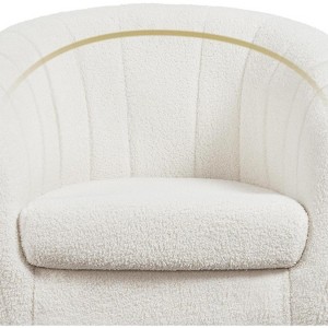 Accent Chairs Chairs Barrel Club Chairs Comfy Living Room Chairs with Sturdy Legs for Bedroom Reading Room Waiting Room - 1 of 1