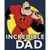 Men's The Incredibles 2 Jack-Jack and Mr. Incredible Best Dad Long Sleeve Shirt - 2 of 4