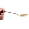 Unique Bargains Stainless Steel Restaurant Porridge Rice Soup Dessert Serving Spoon Scoop Gold Tone 1 Pc - 3 of 3