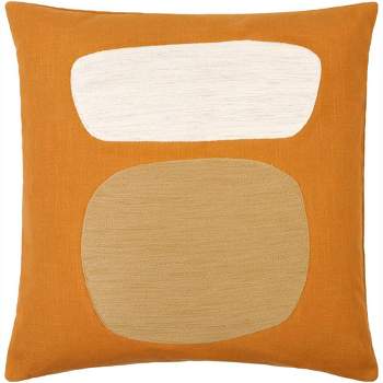 Mark & Day Prentice Modern Camel/Brown Throw Pillow
