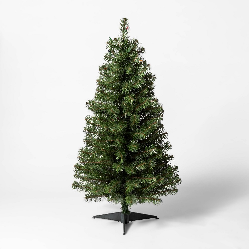 3ft un-Lit Slim Alberta Spruce Artificial Christmas Tree - Wondershop , Green