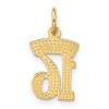 Black Bow Jewelry 14k Yellow Gold Sweet 16 Charm or Pendant, 10mm - 3 of 4
