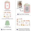 Big Dot of Happiness Girl Little Pumpkin - Fall Birthday Party or Baby Shower 4x6 Picture Display - Paper Photo Frames - Set of 12 - 3 of 4