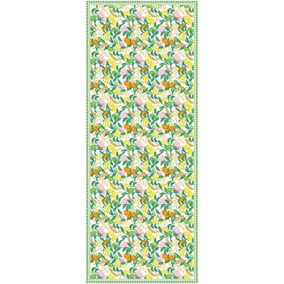 Tempaper 3'x7'6" Citrus Indoor/Outdoor Vinyl Floor Rug