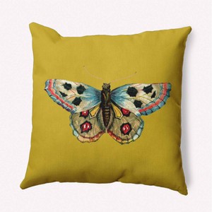 16"x16" Butterfly Square Throw Pillow - e by design - 1 of 4