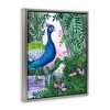 Stupell Industries Peacock in Pink Floating Frame Canvas Art - 2 of 4