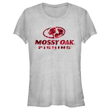 Junior's Mossy Oak Black Water Fishing Logo T-shirt - White - Medium :  Target
