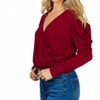 Women's Wrap Bodysuit - White Birch - 2 of 4