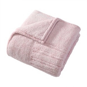 Laura Ashley Queen Clarabelle Blanket Pink - 1 of 4