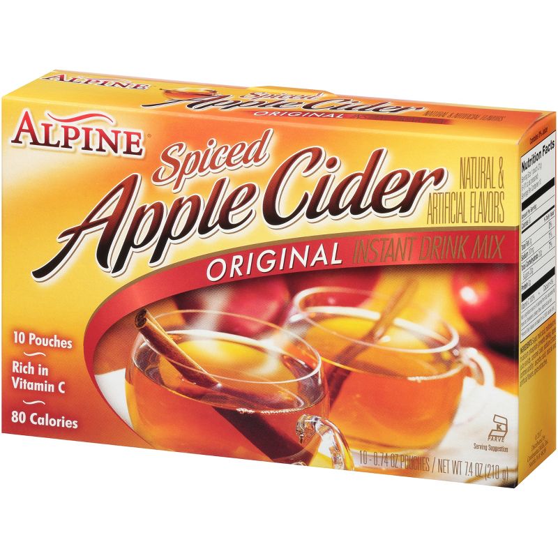 Alpine Spiced Cider Instant Drink Mix Original Apple Flavor - 10ct, 4 of 5
