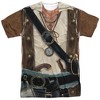 Men's Pirate (Front Back Print) Short Sleeve Costume T-Shirt - 2 of 4