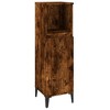 CLIHOME 39.4 in H Bathroom Storage Cabinet Engineered Wood Display Cabinet Home Organiser Furniture With Metal Legs - 2 of 4