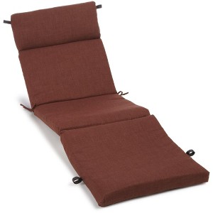 Blazing Needles, 72-inch by 24-inch Solid Polyester Outdoor Chaise Lounge Cushion - 1 of 1