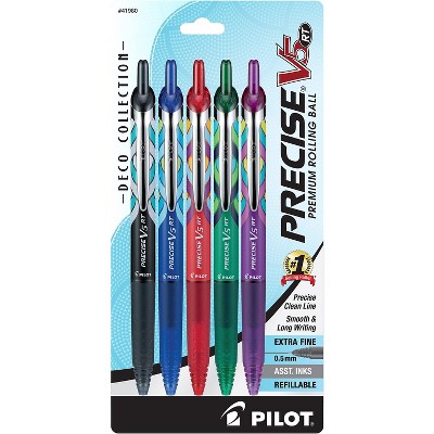 Pilot Precise V5 Deco Collection Pens Assorted 5/Pk 2409290