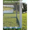 13x13 FT Gazebo Tent Outdoor Pop Up Canopy Tent with Netting, Adjustable Height Instant Gazebos for Patio Garden Backyard - 4 of 4
