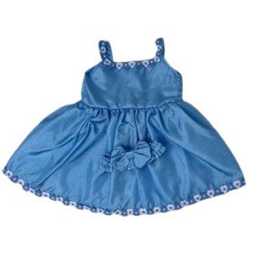 Doll Clothes Superstore Handmade Blue Darling Dress Fits Our Generation American Girl My Life Dolls - 1 of 4