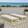 Modern Outdoor Chaise Lounges with Aluminum Frame, Breathable Seating Mesh Patio Recliner Chair, Adjustable Outside Chair -Christopher Knight Home - 3 of 4