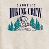 Boys' - Peanuts - Snoopy Hiking Crew Graphic Long Sleeve Fleece Sweatshirt - 2 of 4