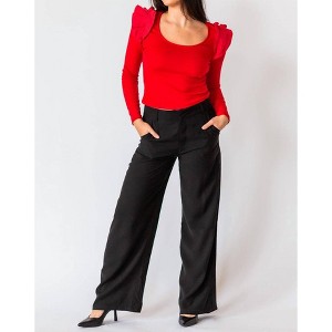 Women's Luna Ruffle Top - falcon park - 1 of 4