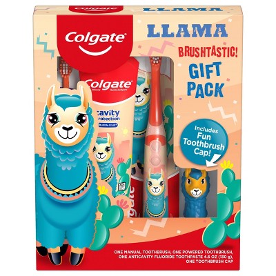 Colgate Kids' Llama Toothbrush & Toothpaste Gift Set
