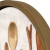 Creative Products Kitchen Spoon Still Life 20 x 20 Round Brown Framed Print - 3 of 4