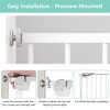 Chery Life 29.5-45.3" Wide Gate for Stairs, Indoor Dog Gate for Doorways, White - 4 of 4