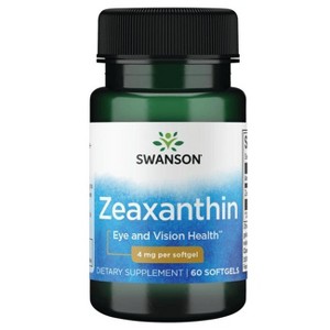 Swanson Zeaxanthin 4 mg 60 Softgels. - 1 of 2