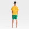 Boys' Bowser 2pc Pajama Set - Yellow - 2 of 4