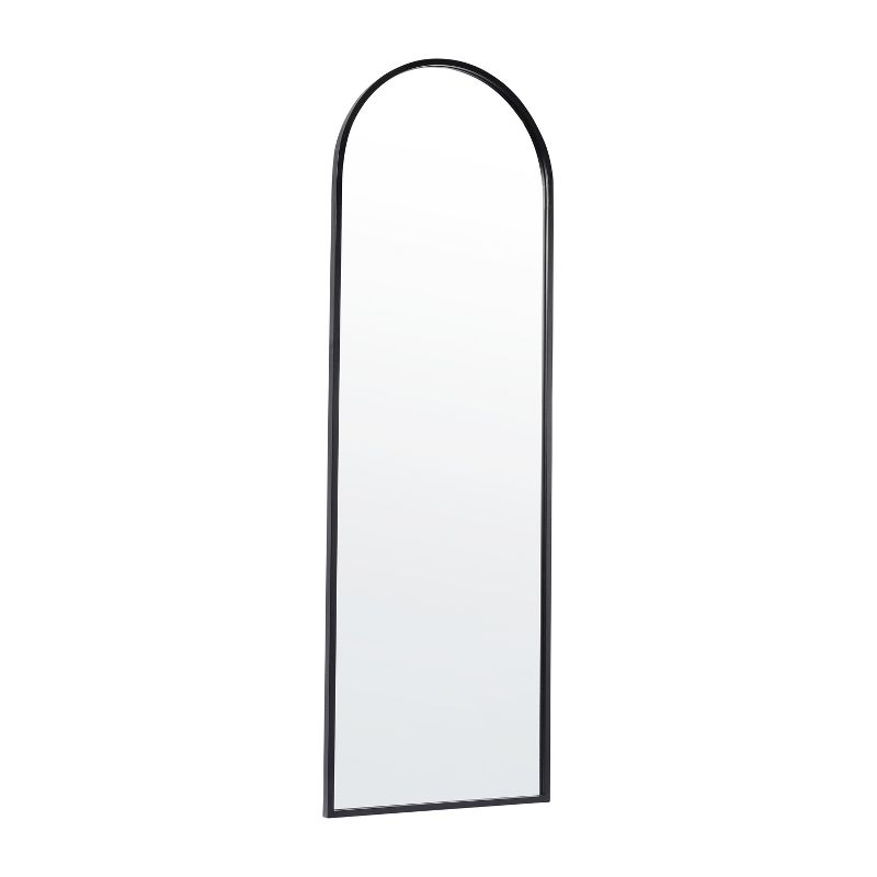 Merrick Lane Arched Metal Framed Wall Mirror for Entryways, Dining Rooms, and Living Rooms, 1 of 11