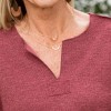 Kindred Souls Necklace Brass - 2 of 3