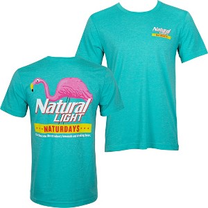 Adult Natty Naturdays Green Natural Light Tee Shirt - 1 of 4
