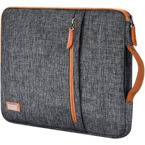 Acoinel 17.3 Inch Laptop Sleeve Case Water with Handle for Men Women, Gray - 1 of 4